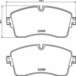 BREMBO set placute frana, frana disc BREMBO PRIME LINE P 44 028 (P 44 028)