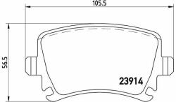 BREMBO set placute frana, frana disc BREMBO P 85 095 - automobilus