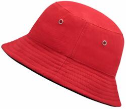 Myrtle Beach Pălărie pentru copii MB013 - Roșie / neagră | 54 cm (MB013-90534)