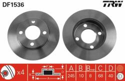 TRW Disc frana TRW DF1536 (DF1536) - automobilus