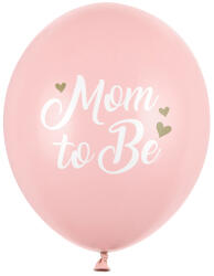PartyDeco Балон - Mom to Be розов