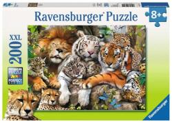 Ravensburger Nagymacskák pihenője XXL puzzle 200 db-os (12721)