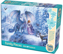 Cobble Hill Family Pieces - Ice Dragon 350 db-os (54645)