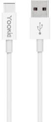 Yookie Кабел за данни Yookie CB1, Type-C, 2.0m, Бял - 40148 (40148)