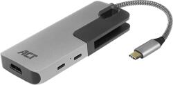 ACT AC7021 USB Type-C/HDMI átalakító, 4K, 0, 15 méter, PD 60W, '2xUSB-C, 2xUSB-A, kártyaolvasó (AC7021)