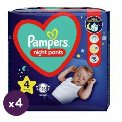 Pampers Night Pants 4 9-15 kg 100 db