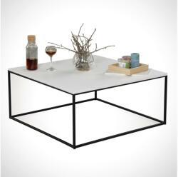 ASIR GROUP Kávésasztal ROYAL 43x75 cm fekete/fehér AS0862 (AS0862)