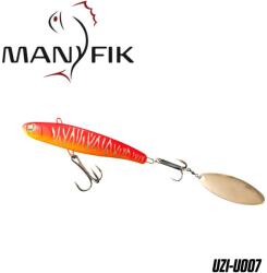 MANYFIK Spinnertail MANYFIK Uzi 21g 9cm culoare U07 Red Tiger (U21-U07)