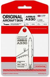 Aviationtag Virgin Atlantic - Airbus A330 - G-VMNK (ex D-ALPA) White