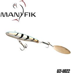 MANYFIK Spinnertail MANYFIK Uzi 21g 9cm culoare U22 Sea Tiger (U21-U22)