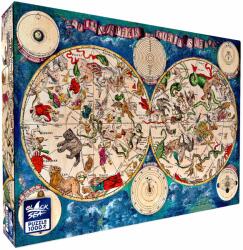 Black Sea Puzzle Black Sea din 1000 de piese - Harta cerului, 1670 (BS82231) Puzzle