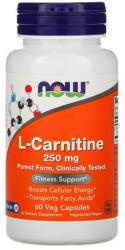 NOW Capsule L-carnitină, 250 mg - Now Foods L-Carnitine 60 buc