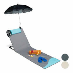  Strandszőnyeg napernyővel szürke 10026477_gr
