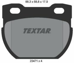 TEXTAR set placute frana, frana disc TEXTAR Q+ 2347103 (2347103)