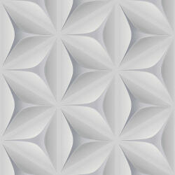 AA Design Tapet 3D gri cu model floral origami (960421)