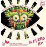 DJECO Inspired by Arcimboldo, stickere Fructe si legume, Djeco (DJ09370) - ookee Bucatarie copii
