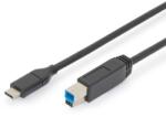 ASSMANN Cablu Date USB 3.1 Gen. 2 SuperSpeed+ 10Gbps Type USB C/B M/M black 1m (AK-300149-010-S)