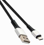 VCOM Кабел VCom CU287M, от USB A(м) към USB micro B(м), 1m, черен (CU287M)