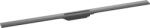 Hansgrohe RainDrain Flex Zuhanylefolyó színkészlet 1200, méretre vágható szálcsiszolt fekete/króm 56047340 (56047340)