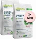 Alleva Alleva HOLISTIC Chicken & Duck Adult Mini 2 x 12 kg