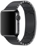 DEVIA Elegant Link Bracelet Apple Watch 46mm / 45mm / 44mm / Ultra 49mm láncszemes fém szíj - fekete