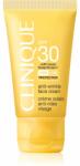 Clinique Sun SPF 30 Sunscreen Oil-Free Face Cream napozó arckrém ránctalanító hatással SPF 30 50 ml