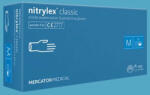 Mercator Medical Púdermentes kék vizsgálókesztyű Mercator Nitrylex nitril M - 100 db