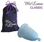 Me Luna Cupă menstruală, biluță, mărime M, glitter albastru - MeLuna Classic Menstrual Cup
