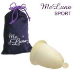 Me Luna Cupă menstruală cu biluță, mărimea L, glitter auriu - MeLuna Sport Menstrual Cup