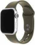FIXED Szilikon szíj Apple Watch 38/40/41 mm, oliva FIXSST-436-OL (FIXSST-436-OL) - iway