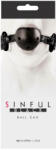  Szájgolyó Sinful ball gag black