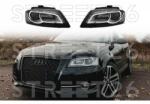 TUNING-TEC Faruri compatibile cu Audi A3 8P 08-12 Negru TRU DRL (6378)