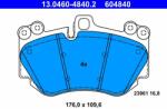 ATE set placute frana, frana disc ATE 13.0460-4840.2 (13.0460-4840.2)