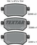 TEXTAR set placute frana, frana disc TEXTAR 2234901 (2234901)