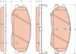 TRW set placute frana, frana disc TRW GDB3412 (GDB3412)
