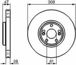 Bosch Disc frana BOSCH 0 986 479 198 (0 986 479 198) - automobilus