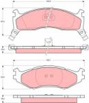 TRW set placute frana, frana disc TRW GDB1158 (GDB1158) - automobilus
