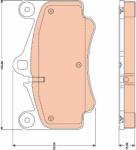 TRW set placute frana, frana disc TRW GDB1778 (GDB1778) - automobilus