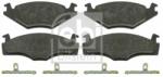 Febi Bilstein set placute frana, frana disc FEBI BILSTEIN 16005 (16005)
