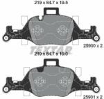 TEXTAR set placute frana, frana disc TEXTAR 2590001 (2590001)