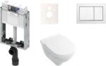 TECE Fali WC szett falra szerelhető Tece TECEbox fehér színben hátsó kifolyással KMPLONOVO (KMPLONOVO)