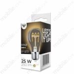 Forever Light LED izzó Filament E27 A60 4W 230V 2000K 250lm SF arany (RTV0100007)