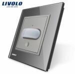 Livolo Intrerupator senzor de miscare PIR Livolo cu rama din sticla (VL-FCU-2IP-15)