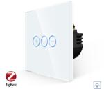 Luxion Intrerupator Simplu cu Variator cu Touch din Sticla LUXION, protocol Zigbee