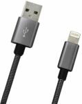 mobilNET Apple Lightning adatkábel, 1m, 2A - szürke