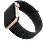 FIXED Nylon szíj Apple Watch 42/44/45mm, fekete FIXNST-434-REBK (FIXNST-434-REBK) - iway