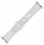 FIXED Szilikon szíj Apple Watch 42/44/45 mm, Fehér FIXSST-434-WH (FIXSST-434-WH) - iway