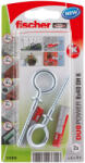 Fischer DUOPOWER dübel 8 x 40 OH K NV - szemescsavarral, bliszteres, 2 db/csomag (535006) - praktikuskft