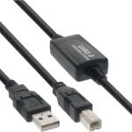  Cablu USB 2.0 A la tip B imprimanta activ 15m T-T, ku2rep15ab (KU2REP15AB)
