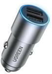 UGREEN Incarcator auto telefon Ugreen Car Charger (50592) - 2xUSB-A, 24W, 4.8A Gri
